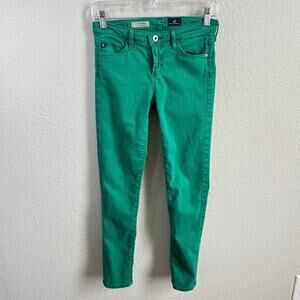 AG Adriano Goldschmied the Stevie Ankle Jeans Women's 25 Slim Straight Low Rise